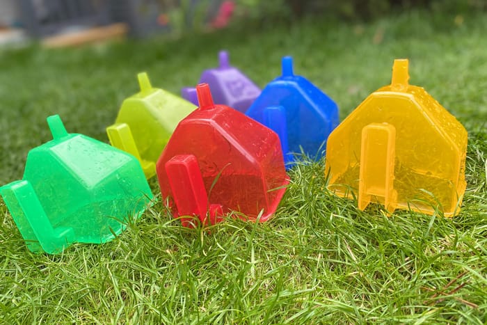Translucent Colour Funnels, 6 pcs