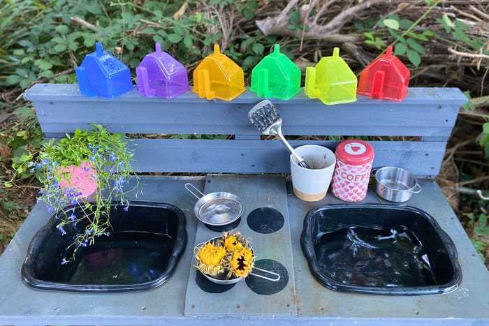Translucent Colour Funnels, 6 pcs