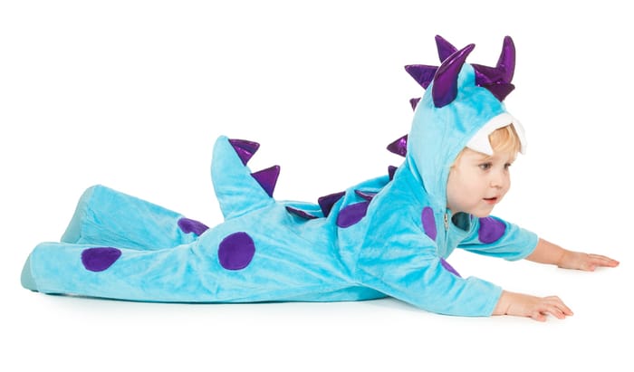 Baby Onesie - Blue Monster, Various Sizes