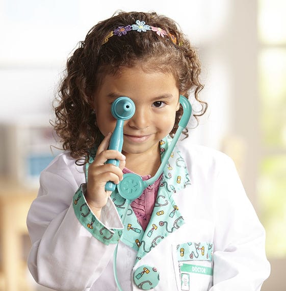 Doctor Costume & Doctor Kit, Size 3-6 Years