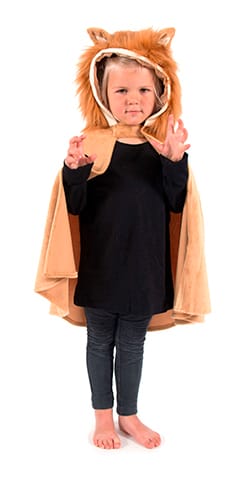 Lion Costume Cape, size 3-8 years