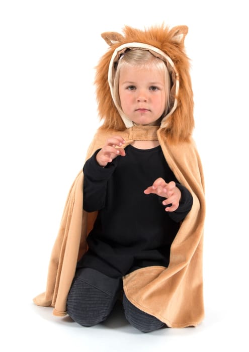 Lion Costume Cape, size 3-8 years