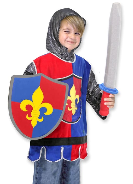 Knight Costume Set, Size 3-6 Years