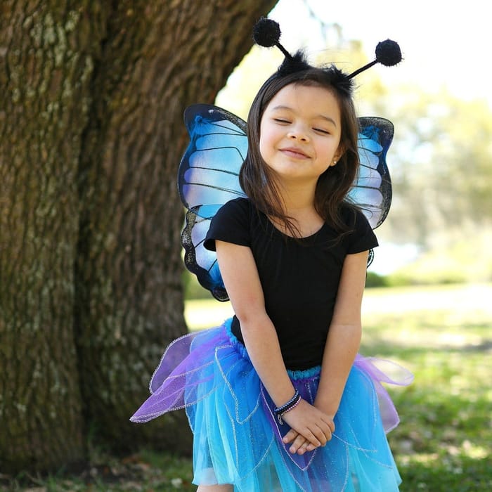 Skirt & Wings - Blue, 4-6 yrs