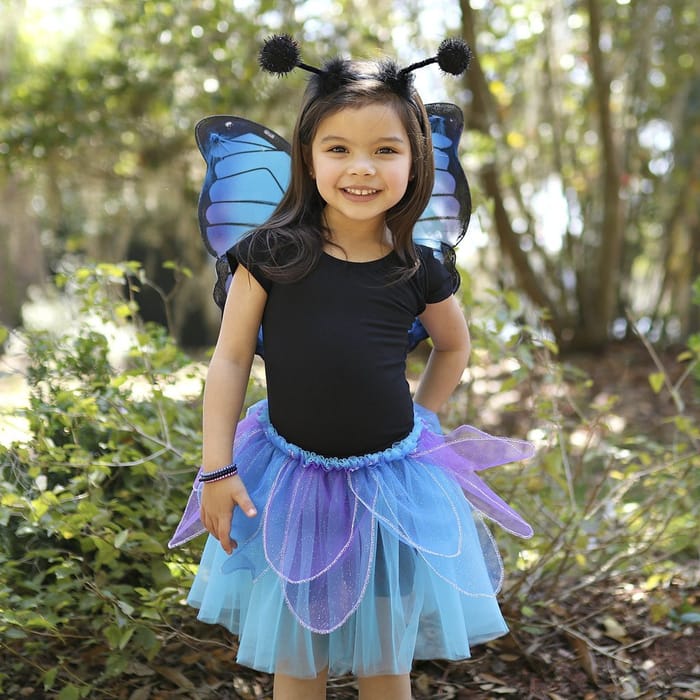 Skirt & Wings - Blue, 4-6 yrs