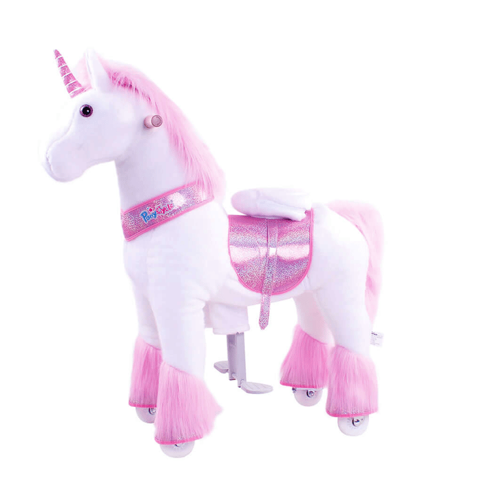 Ride-On Horse - Unicorn Pink, Medium
