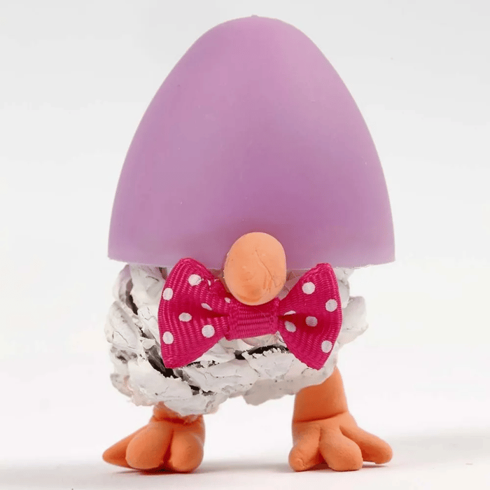 Plastic Easter Eggs H: 4.5 cm, 24 pcs