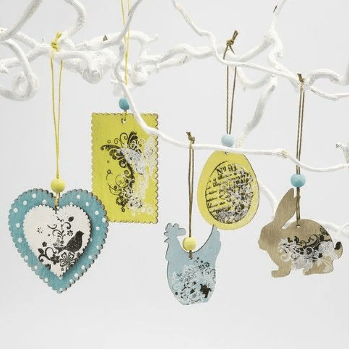 Paint Your Own Easter Ornaments, 9 pcs