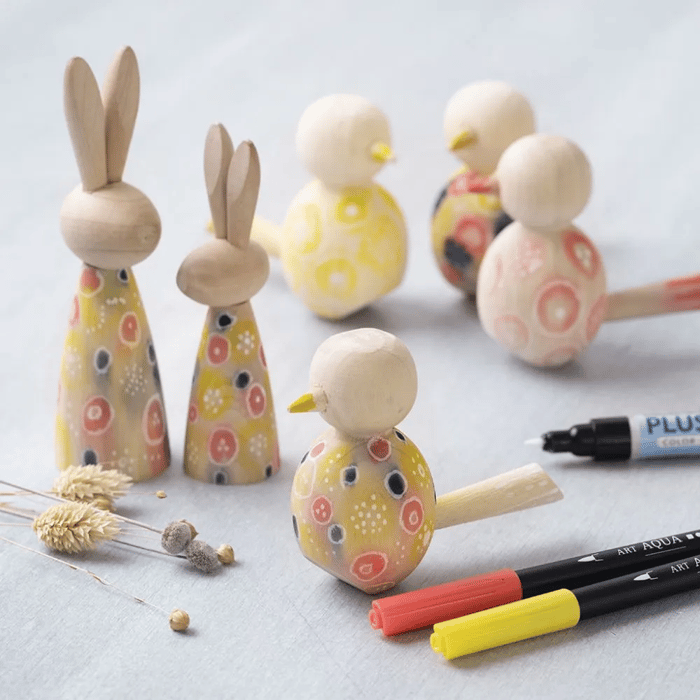 Paint Your Own Easter Bunnies, 2 pcs