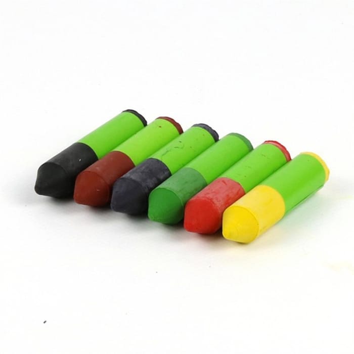 Mini Wax Crayons, 6 pcs