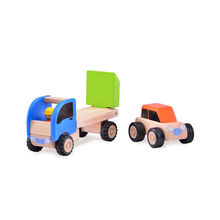 Car Carrier incl. 1 Car, Rubber Wheels