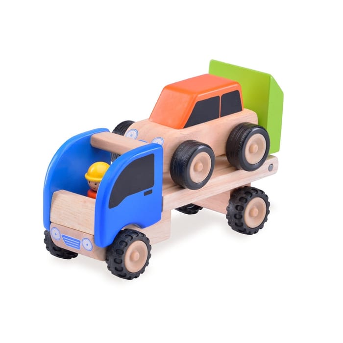Car Carrier incl. 1 Car, Rubber Wheels