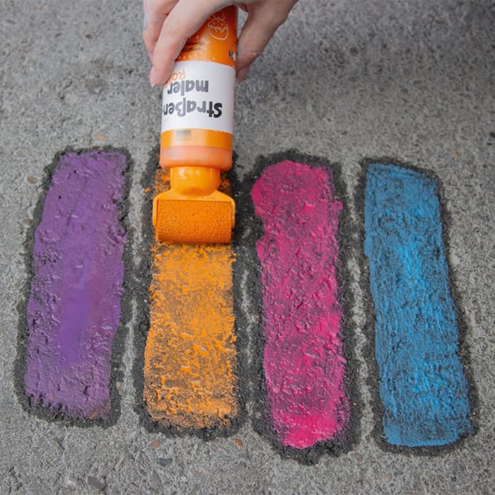 Sidewalk Chalk Roller, 4 pcs