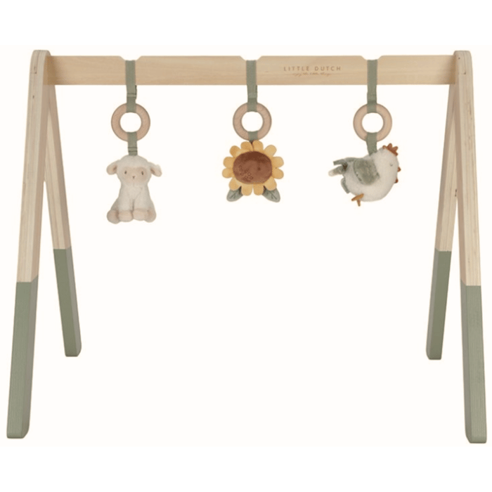Little Farm Wooden Baby Gym