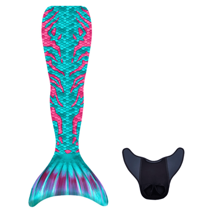 Mermaid Tail + Monofin - Aruba (XS + S)