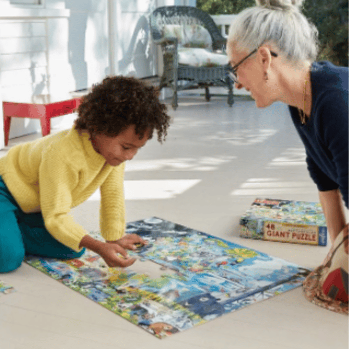 Floor Puzzle - Within the Biomes, 48 pcs