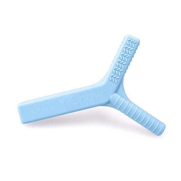 Y-Chew Textured Chew Tool - Standard, Light Blue