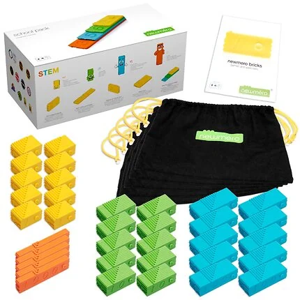 newméro Bricks School Pack, 285 pcs