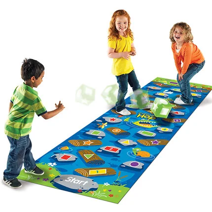 Crocodile Hop Floor Game 250 x 75 cm