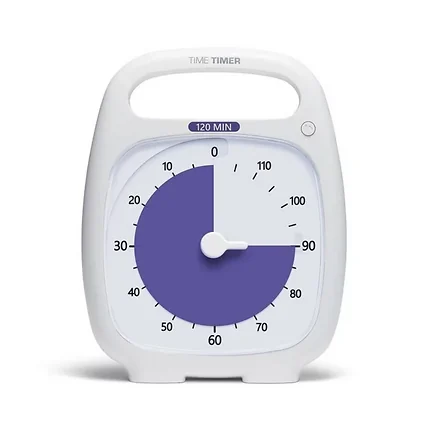 Time Timer PLUS 14x18 cm - White, 120 Min