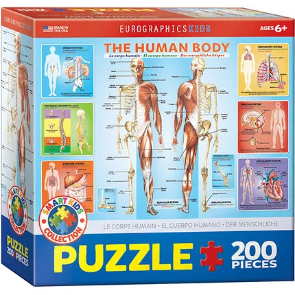 Puzzle - The Human Body, 200 pcs