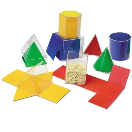 Hands-on Geometry Folding Shapes Kit, 16 pcs