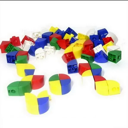 Cubes 2 cm - Quarter Circles, 200 pcs