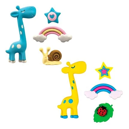 Eraser Set (asstd.), 4 pcs