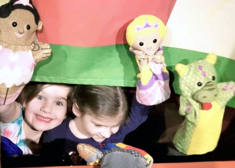 Puppet theatre can keep children engaged for hours